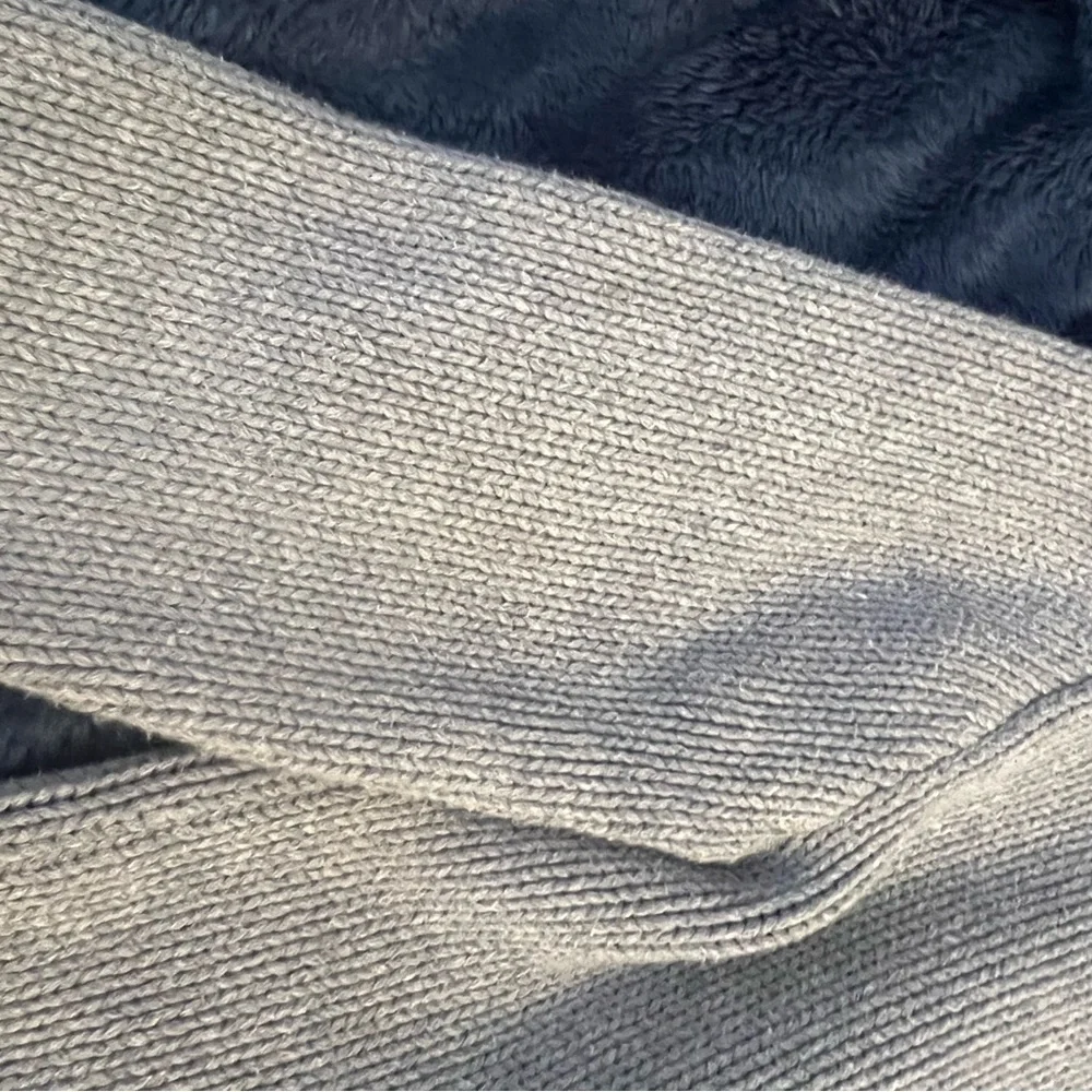 Polo Ralph Lauren Sweater Boys Kids 8 American Flag Gray - Picture 9 of 12